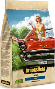 Brooksfield Полнорационный корм для взрослых кошек (курица)