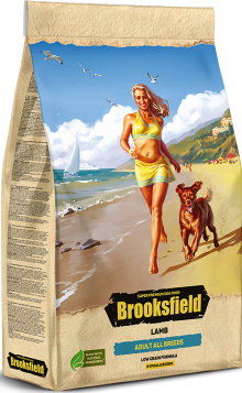 Brooksfield Полнорационный корм для взрослых собак всех пород (индейка и ягнёнок)